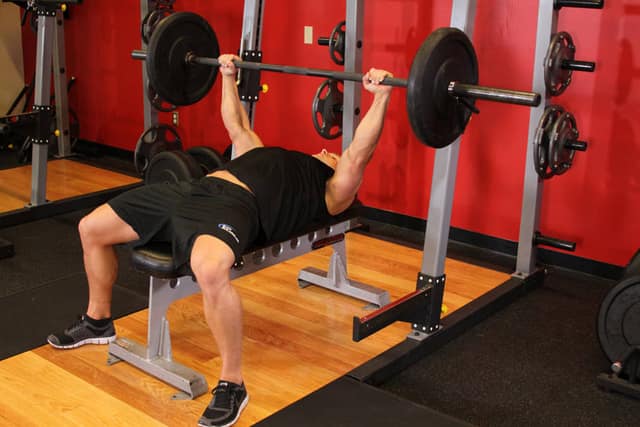 Bench press demonstration